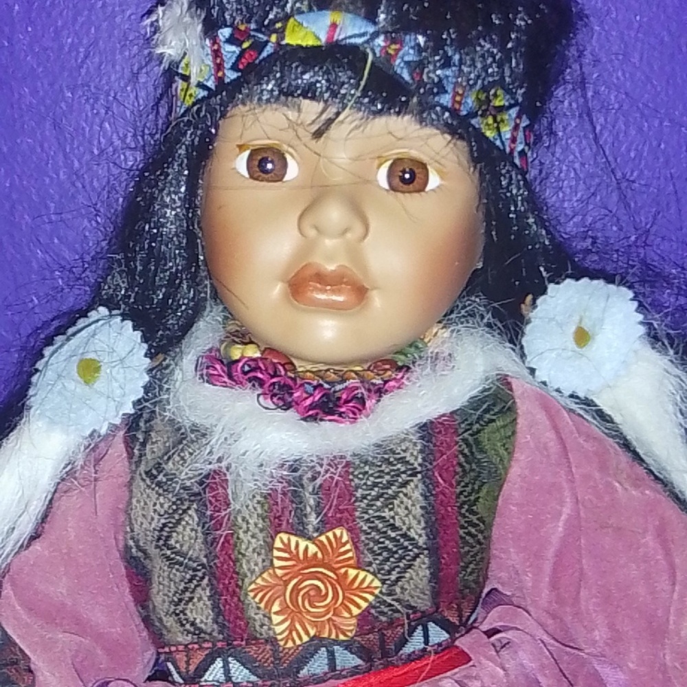 Goldenvale Indian porcelain doll like new no box
